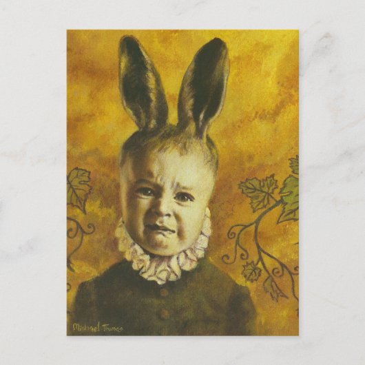 Baby Bunny Mutant Design Briefkaart (Voorkant)