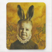 Baby Bunny Mutant Mousepad Muismat (Voorkant)