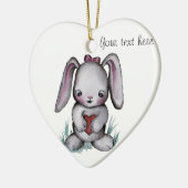 Baby Bunny Ornament (Links)
