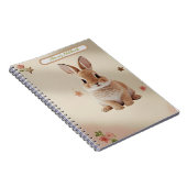 Baby Bunny Pastel Notebook Notitieboek (Rechterzijde)
