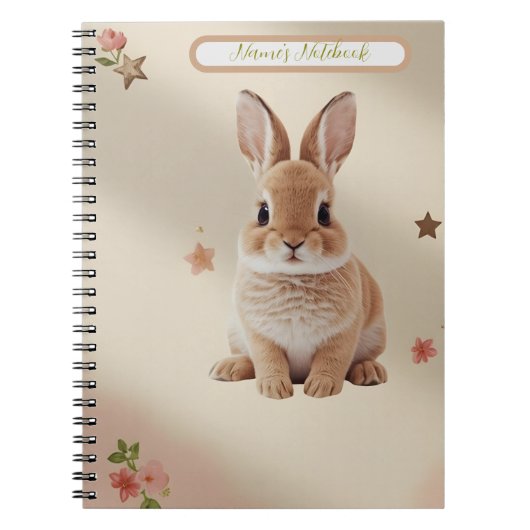 Baby Bunny Pastel Notebook Notitieboek (Voorkant)