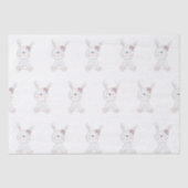 Baby Bunny Pattern Baby shower Tissuepapier (Voorkant)