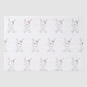 Baby Bunny Pattern Baby shower Tissuepapier