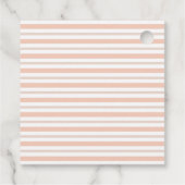 Baby Bunny Peach Ivory Sage Bedankjes Labels (Achterkant)