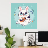 Baby bunny poster (Thuiskantoor)