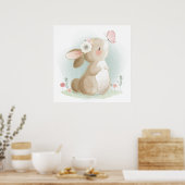 Baby bunny poster (Keuken)