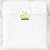 Baby Bunny Rabbit Ronde Sticker (Tas)
