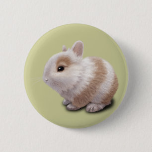 Baby Bunny Ronde Button 5,7 Cm