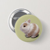 Baby Bunny Ronde Button 5,7 Cm (Voorkant /achterkant)