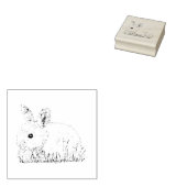 Baby Bunny Rubberstempel (Gestempeld)