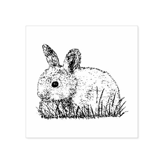 Baby Bunny Rubberstempel (Afrduk)