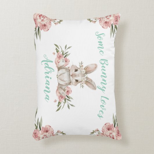 Baby Bunny Some Bunny houdt van je Accent Kussen (Voorkant(Verticaal))