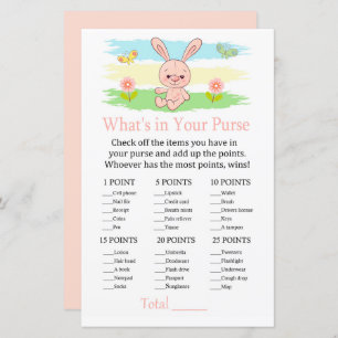 Baby bunny Wat zit er in je handtas?