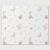 Baby Bunny Wrapping Paper Cadeaupapier (Vlak)
