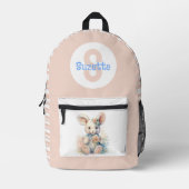 Baby Bunny Zak Bedrukte Rugzak (Voorkant)