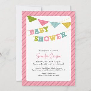 Baby Bunting Baby shower Uitnodiging