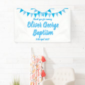 Baby Bunting Blue Baptism Christening Favor Spandoek (Insitu)