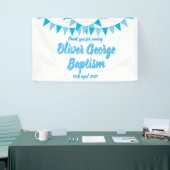Baby Bunting Blue Baptism Christening Favor Spandoek (Beurs)