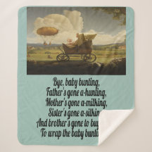 Baby Bunting - Kinderrijm Sherpa Deken
