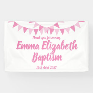 Baby Bunting Roze Doop Favor Spandoek