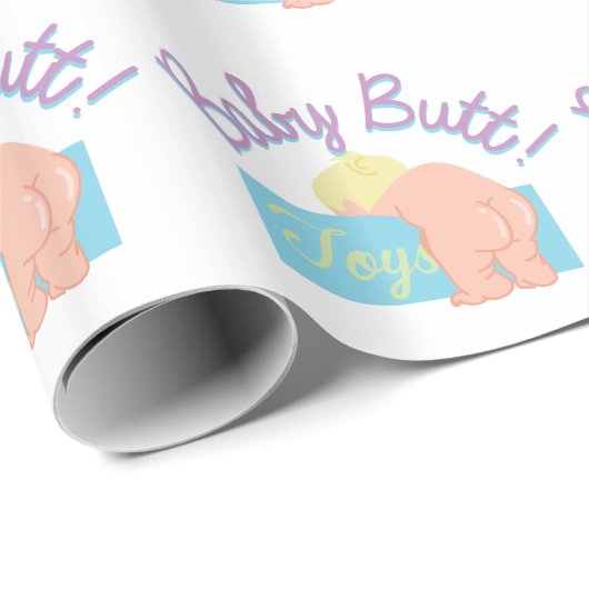 Baby Butt Cadeaupapier (Rol Hoek)
