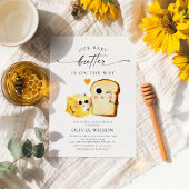 Baby Butter Geel Baby shower Kaart