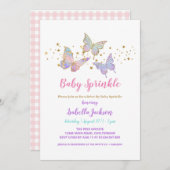 Baby Butterfly Invite Kaart