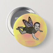 Baby Button Geel (Voorkant /achterkant)