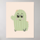 Baby Cactus Nursery Wall Art Poster (Voorkant)