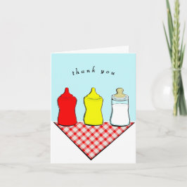 Baby Cadeau Bedankkaart