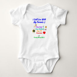 Baby Cadeau: Ik woon nog bij mijn ouders - Grappig Romper