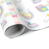 Baby Cadeaupapier (Rol Hoek)