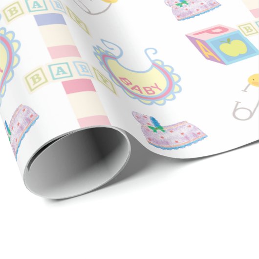 Baby Cadeaupapier (Rol Hoek)