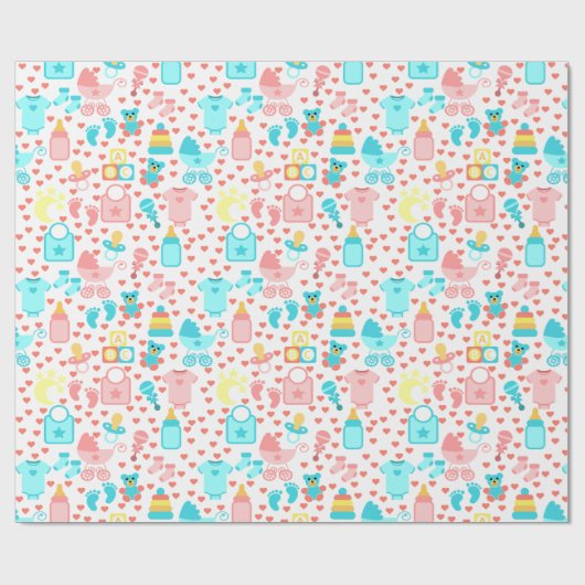 Baby Cadeaupapier (Vlak)