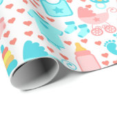 Baby Cadeaupapier (Rol Hoek)