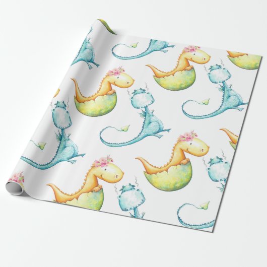 Baby Cadeaupapier (Uitgerold)