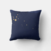 Baby cadeaus Slaapteddybeer geboorte statistieken Kussen (Achterkant)