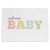 Baby-cadeautas, genderneutraal, groot groot cadeauzakje (Voorkant)