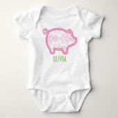 Baby Cadeautje - Little Piglet Romper (Voorkant)