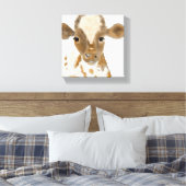 Baby Calf Canvas Afdruk (Insitu (Slaapkamer))
