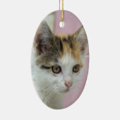 Baby Calico Keramisch Ornament (Rechts)