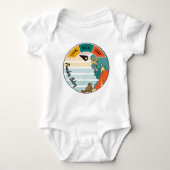 Baby Camp Beaver, Opossum, Snake Personaliseren Romper (Voorkant)