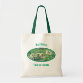 Baby Canada Ganzen Natuur gepersonaliseerd Tote Bag (Voorkant)