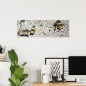 Baby Canada Geese Poster (Thuiskantoor)