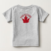 Baby Canada Souvenir Creeper Organic Canada Shirt (Achterkant)