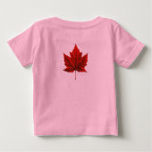 Baby Canada Souvenir Creeper Organic Canada Shirt (Achterkant)