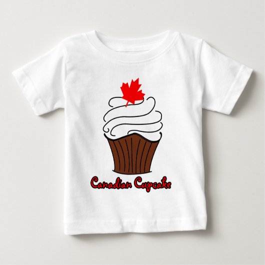 Baby Canadees Cupcake-T-shirt (Voorkant)