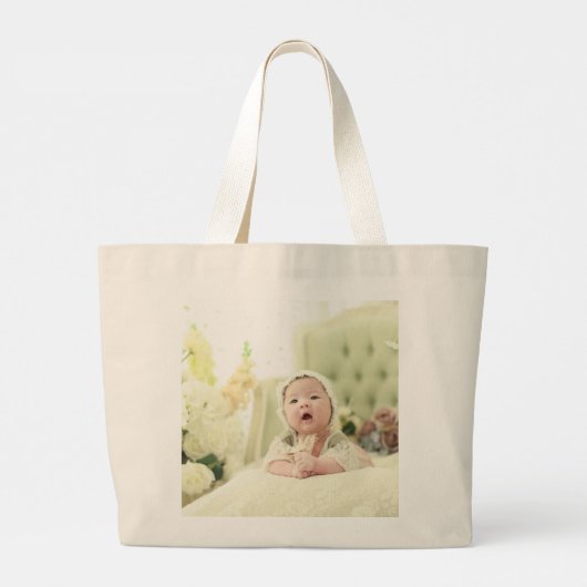 baby canvas tassen (Achterkant)