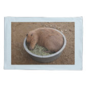 Baby Capybara Kussensloop (Achterkant)