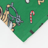 Baby Carols Patroon Fleece Deken (Hoek)